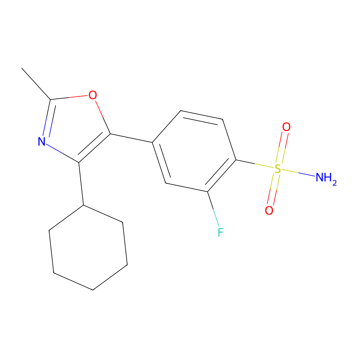 Tilmacoxib molecular structure, CAS 180200-68-4
