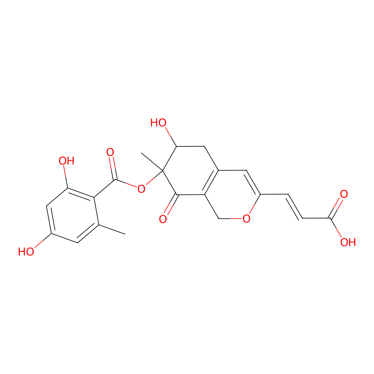 Pinazaphilone A molecular structure, CAS 1802066-35-8