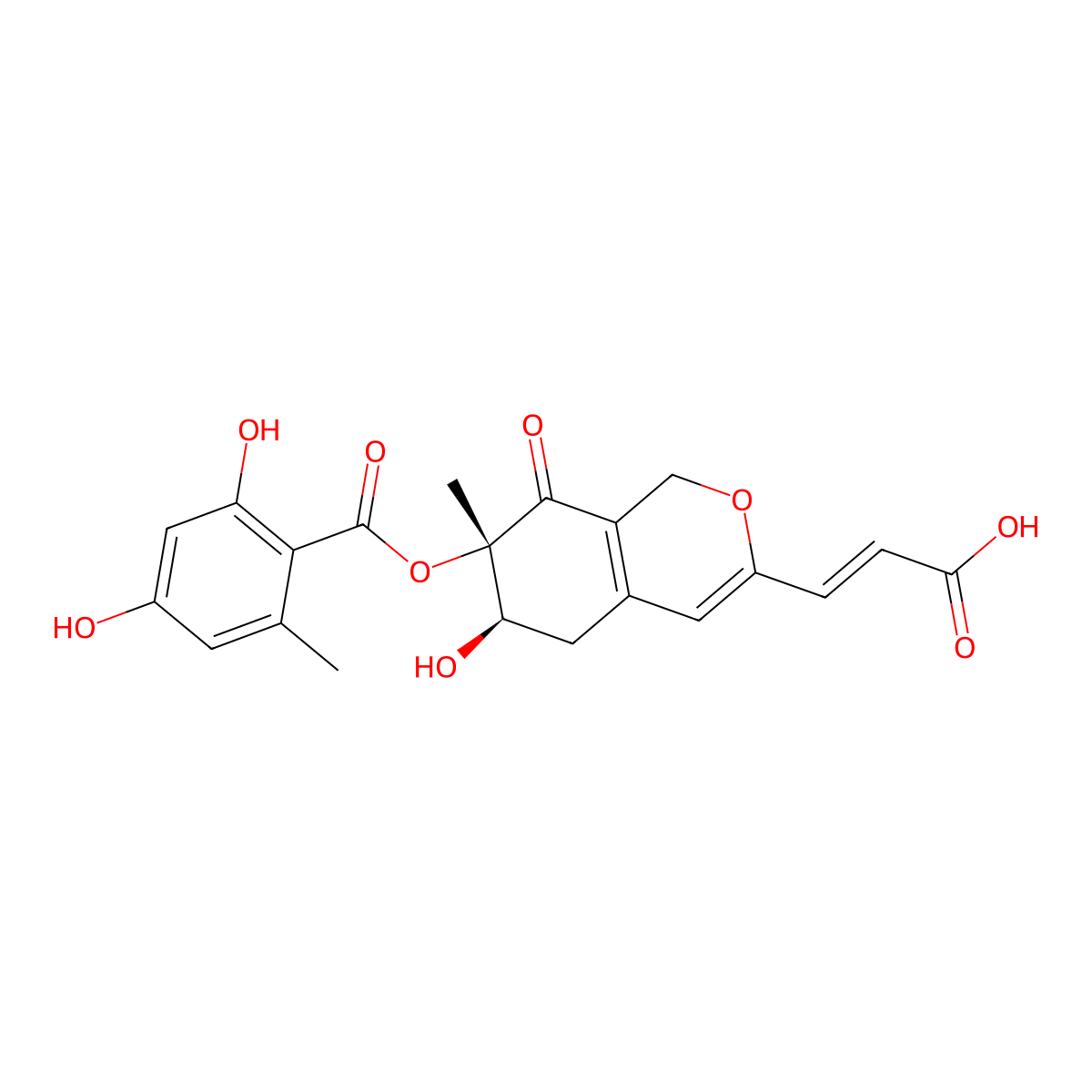 Pinazaphilone A molecular structure, CAS 1802066-35-8
