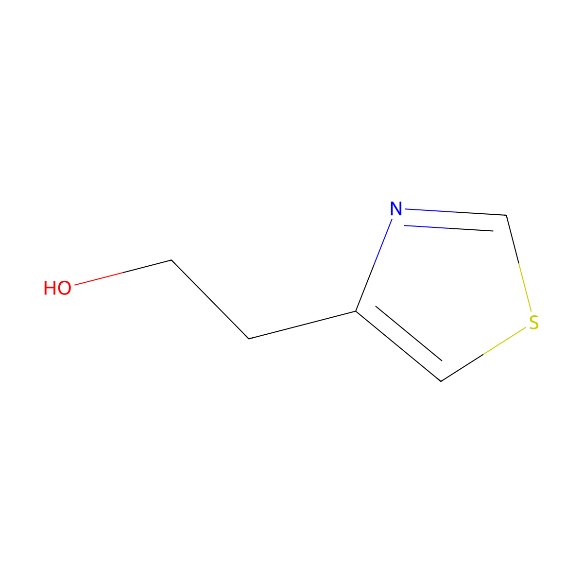 2-(1,3-Thiazol-4-yl)ethan-1-ol molecular structure, CAS 180207-28-7
