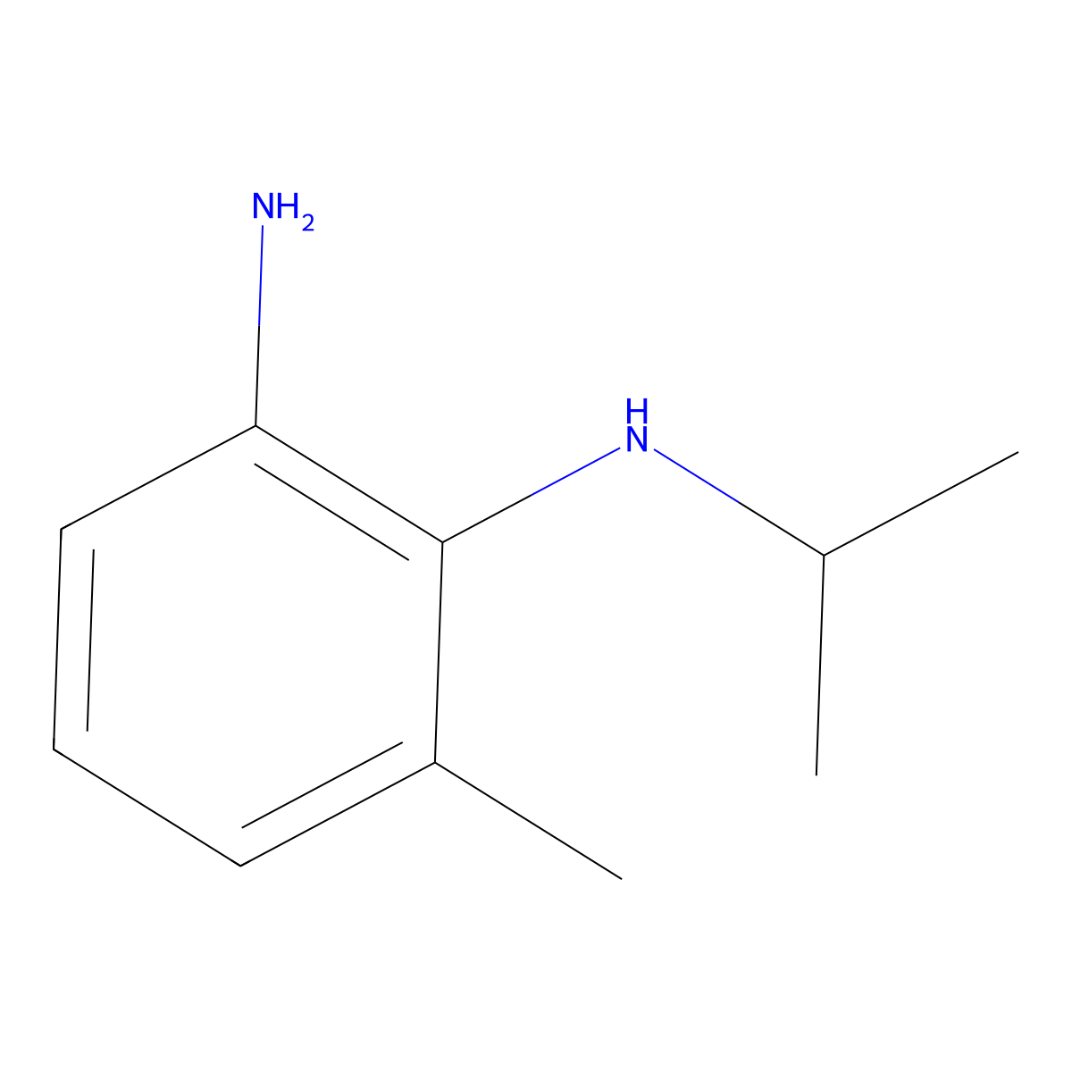 N1-Isopropyl-6-methylbenzene-1,2-diamine molecular structure, CAS 180207-83-4
