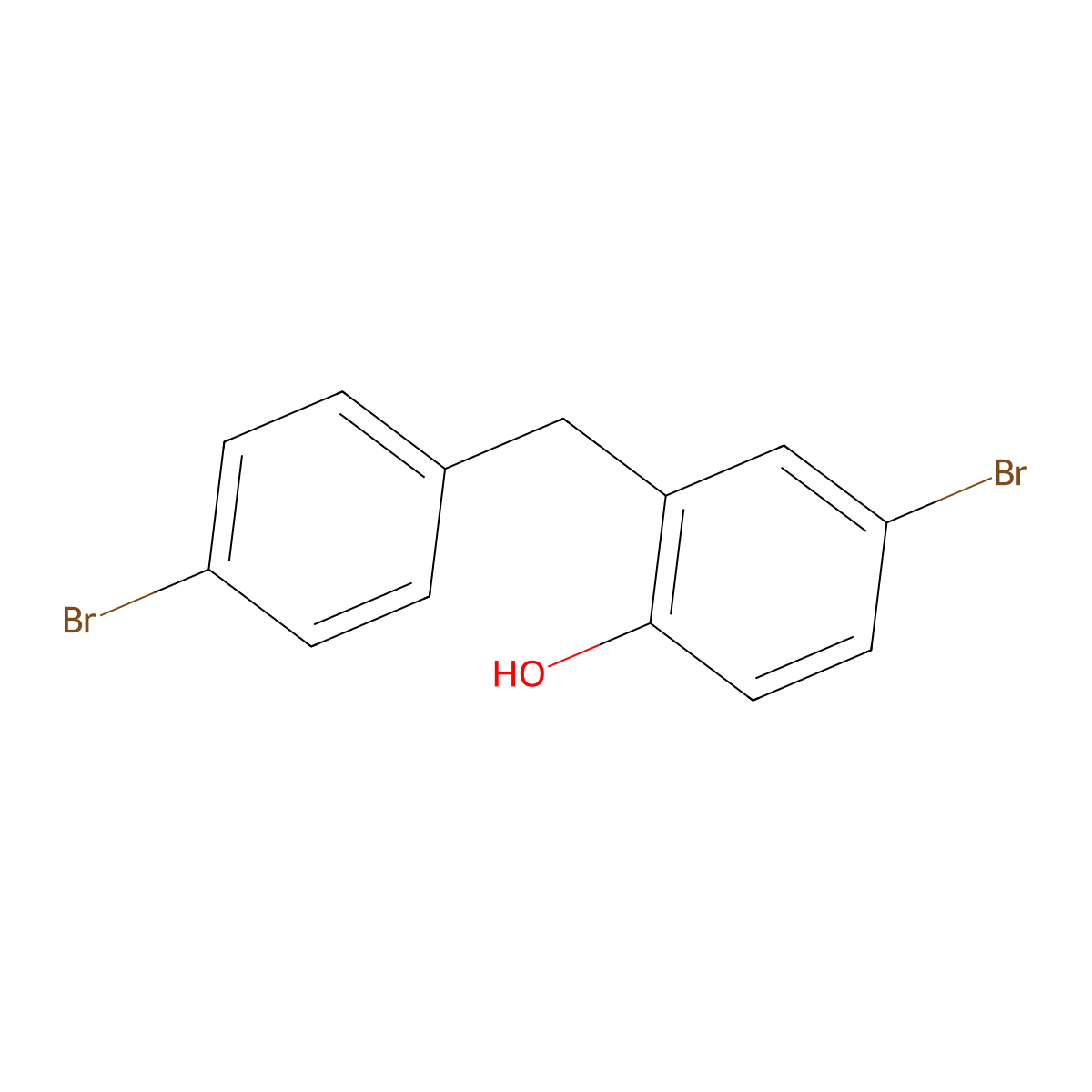 4-Bromo-2-(4-bromobenZyl)phenol molecular structure, CAS 1802071-85-7