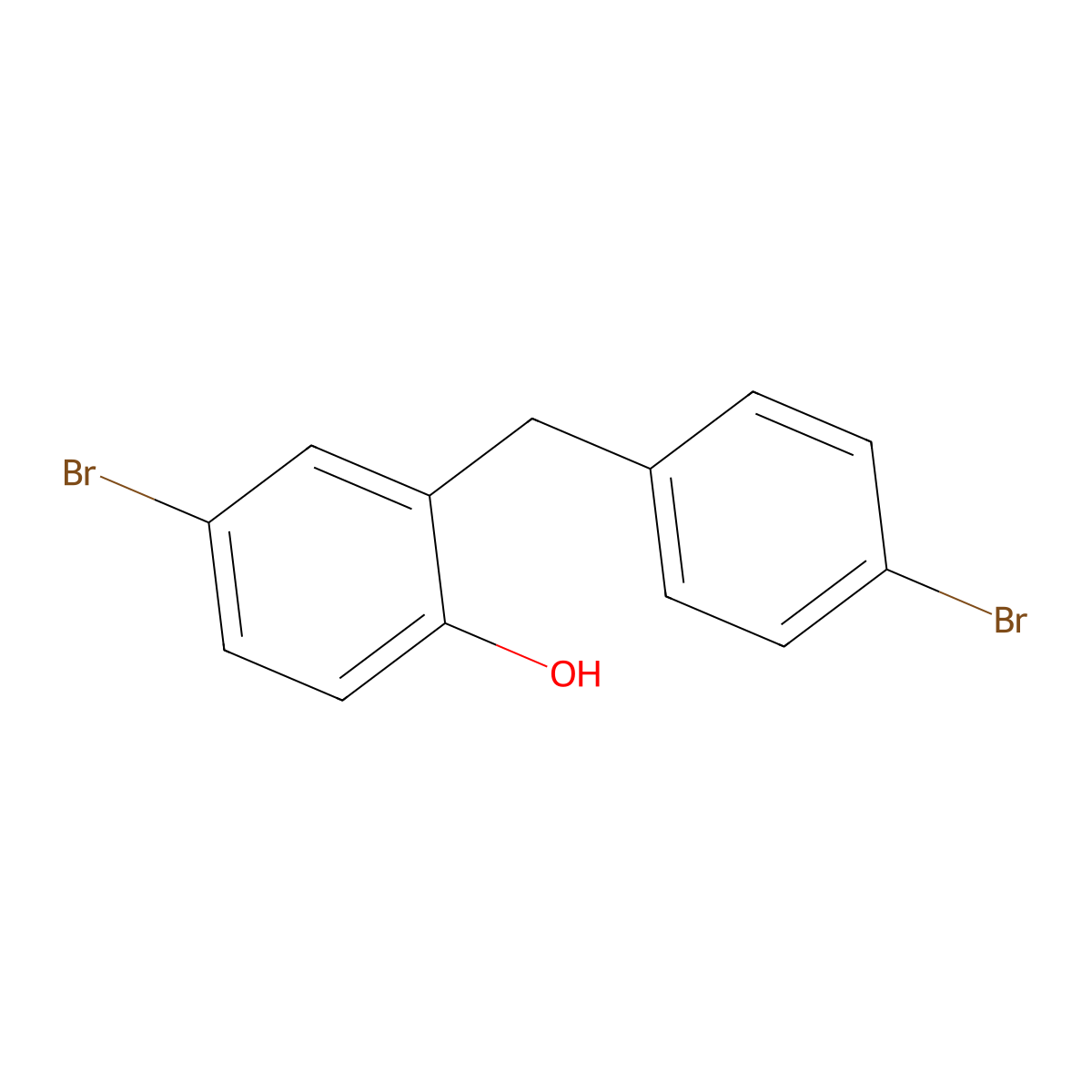 4-Bromo-2-(4-bromobenZyl)phenol molecular structure, CAS 1802071-85-7
