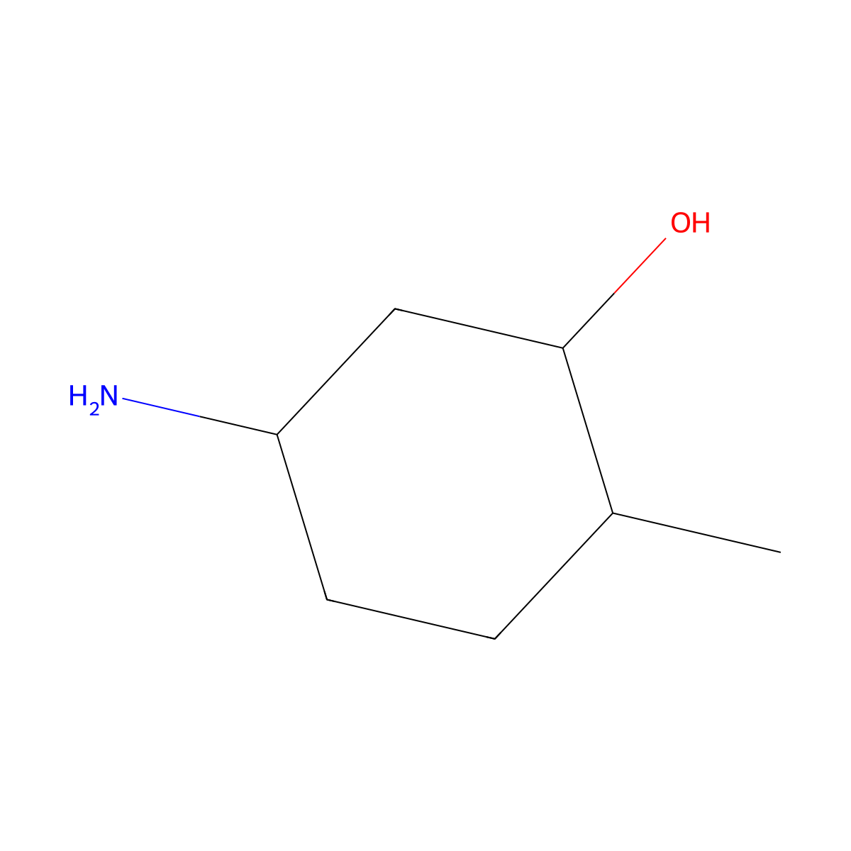 (1S,2S,5S)-5-amino-2-methylcyclohexan-1-ol molecular structure, CAS 1802145-87-4