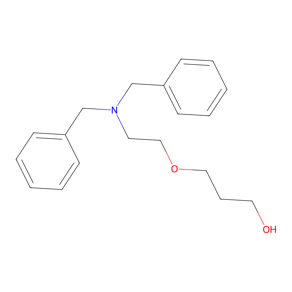 3-(2-(Dibenzylamino)ethoxy)propan-1-ol molecular structure, CAS 1802413-91-7