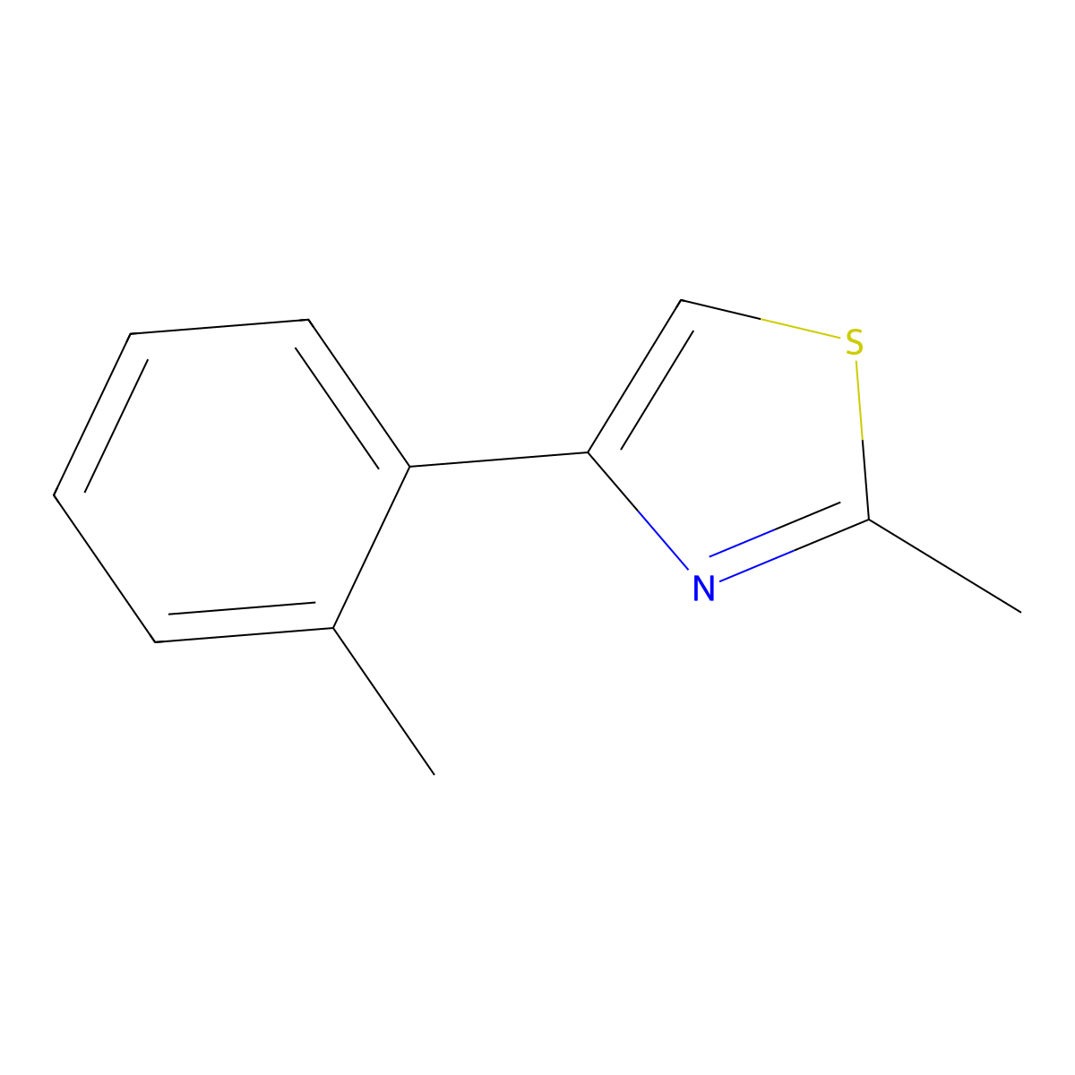 2-Methyl-4-(o-tolyl)thiazole molecular structure, CAS 1802489-68-4