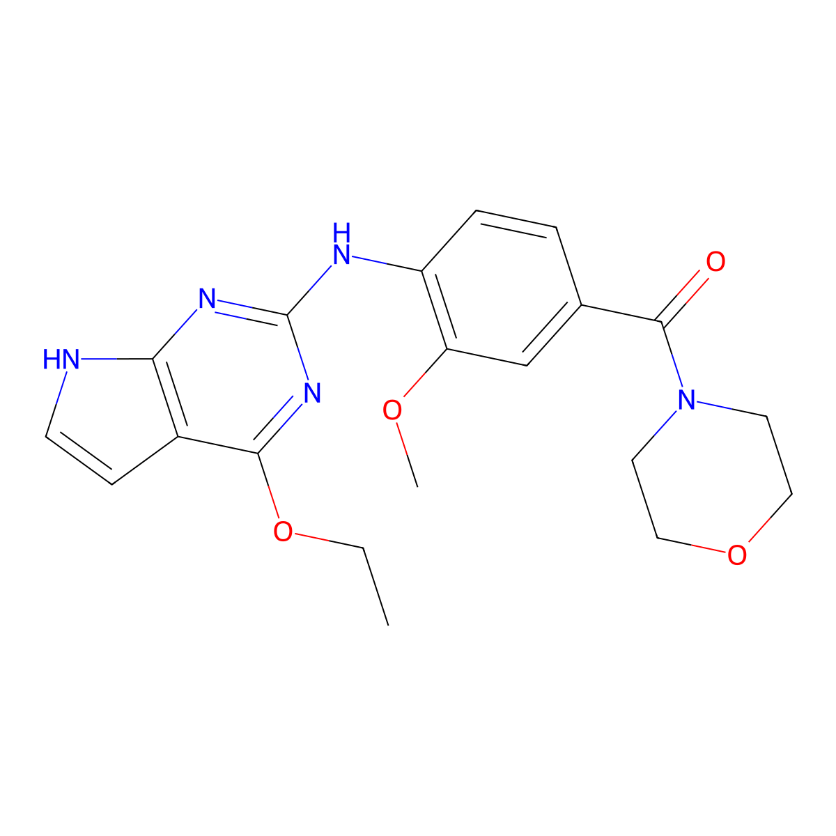 LRRK2 inhibitor 1 molecular structure, CAS 1802525-61-6