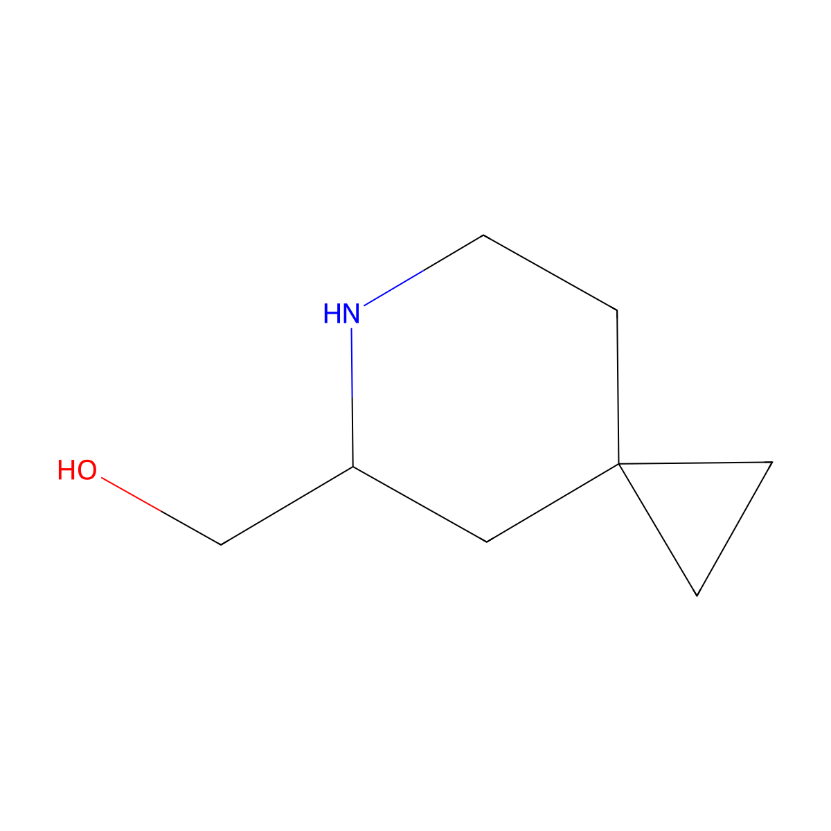 {6-Azaspiro[2.5]octan-5-yl}methanol molecular structure, CAS 1802526-66-4