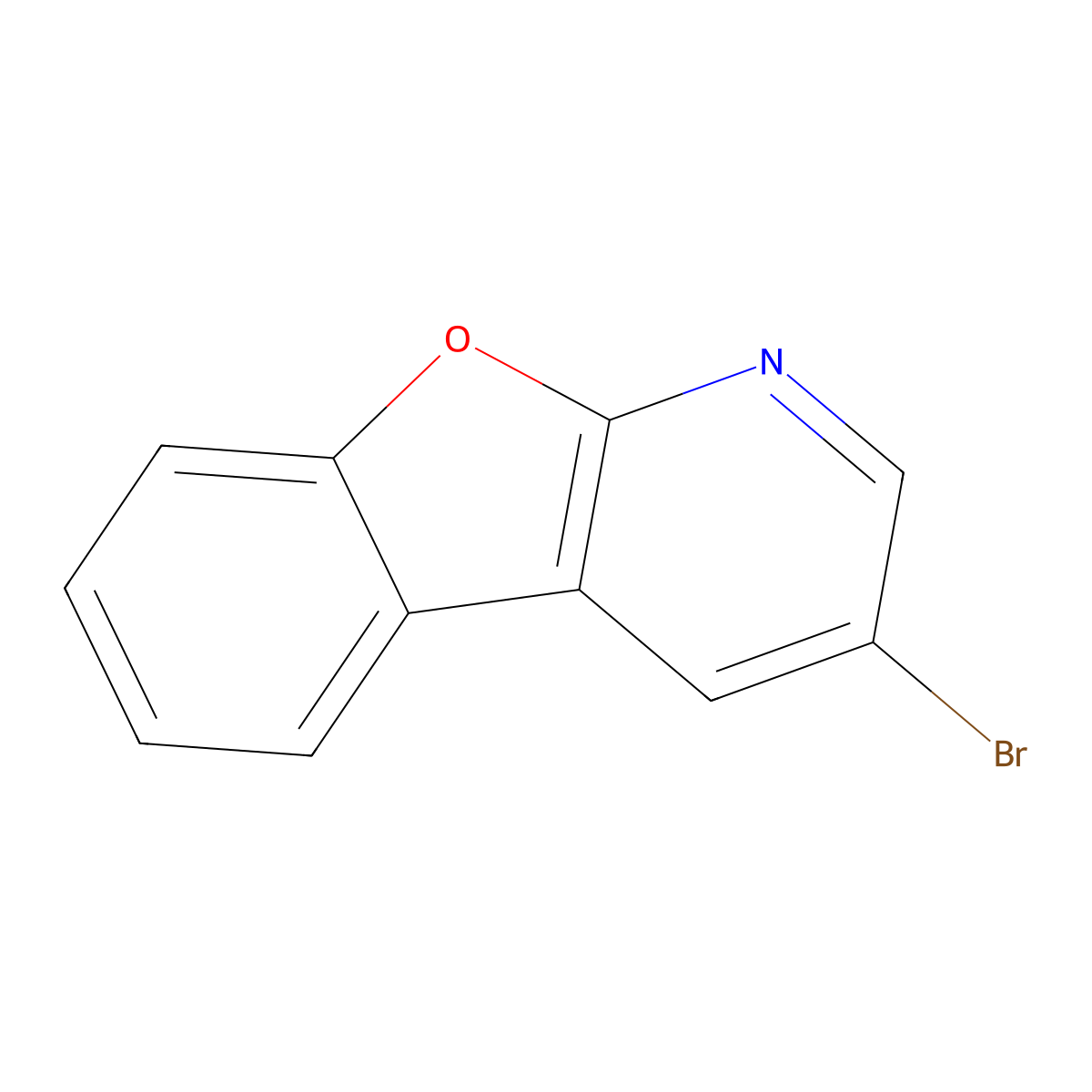 3-Bromobenzofuro[2,3-B]pyridine molecular structure, CAS 1802573-85-8