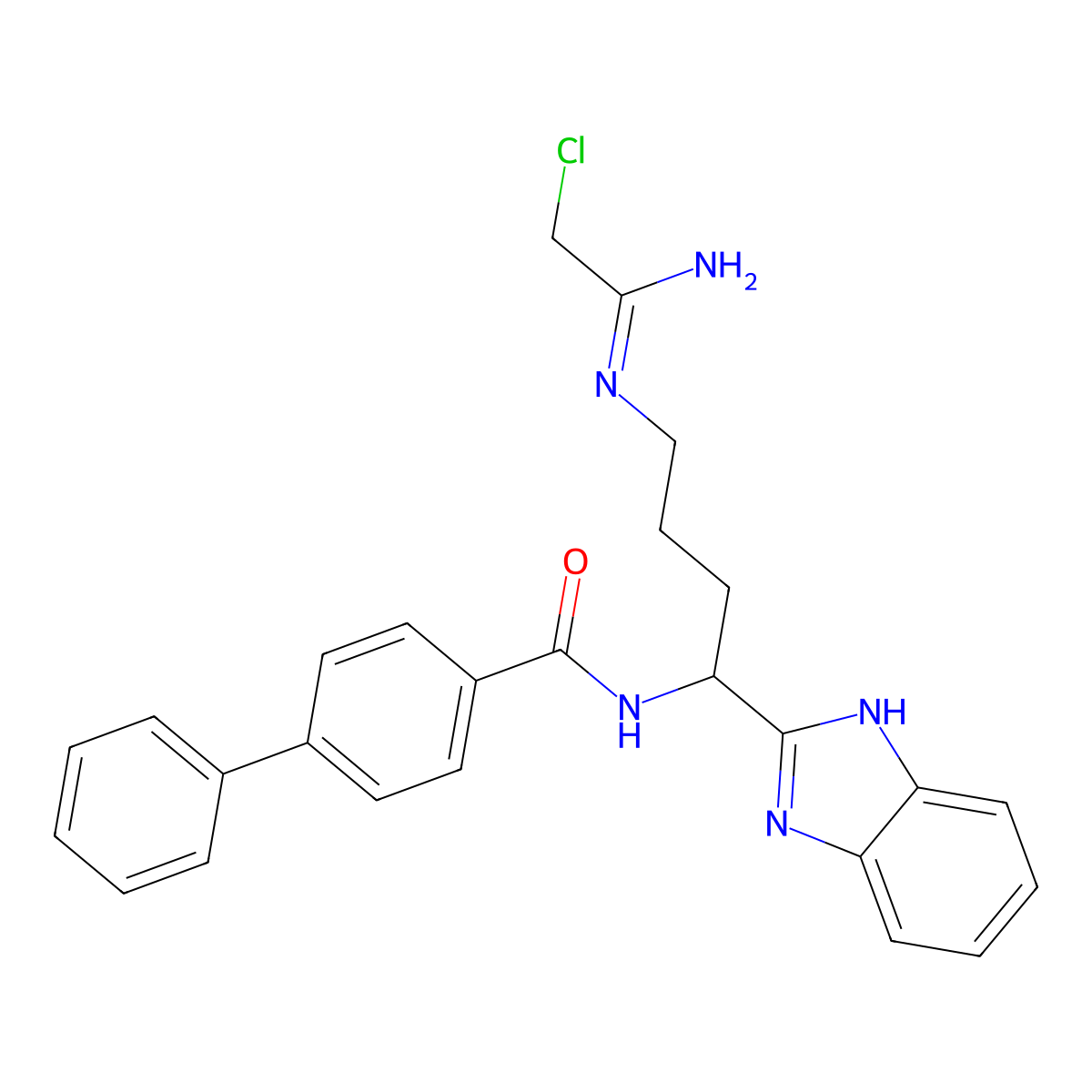 BB-Cl-Amidine molecular structure, CAS 1802637-39-3