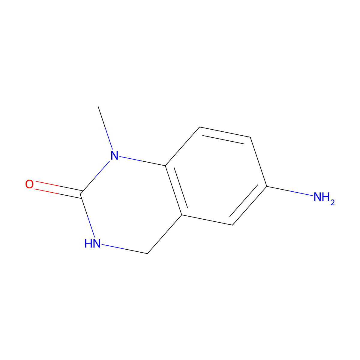6-Amino-1-methyl-3,4-dihydroquinazolin-2(1H)-one molecular structure, CAS 1802660-40-7
