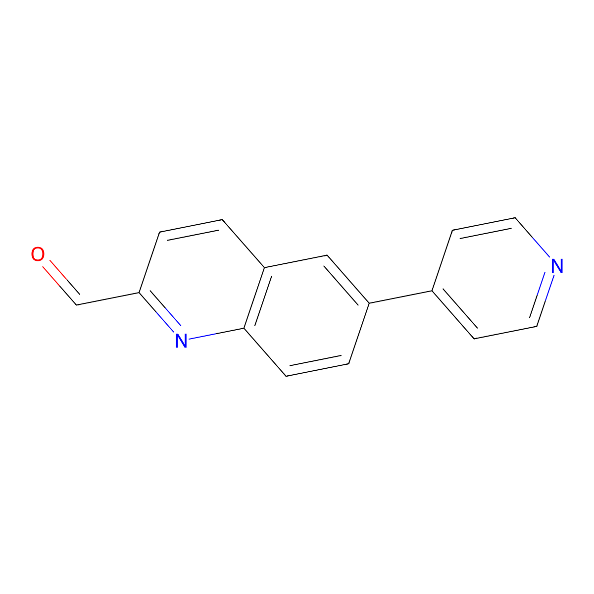 6-(4-Pyridinyl)-2-quinolinecarboxaldehyde molecular structure, CAS 1802703-95-2