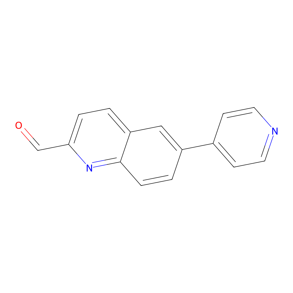 6-(4-Pyridinyl)-2-quinolinecarboxaldehyde molecular structure, CAS 1802703-95-2