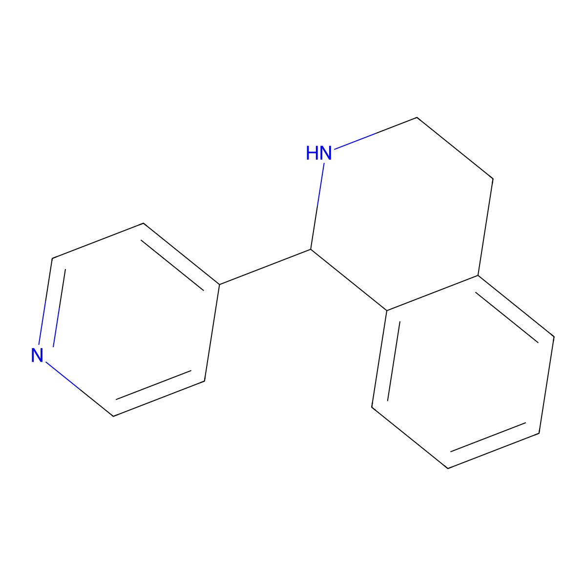 1-(Pyridin-4-yl)-1,2,3,4-tetrahydroisoquinoline molecular structure, CAS 180272-43-9