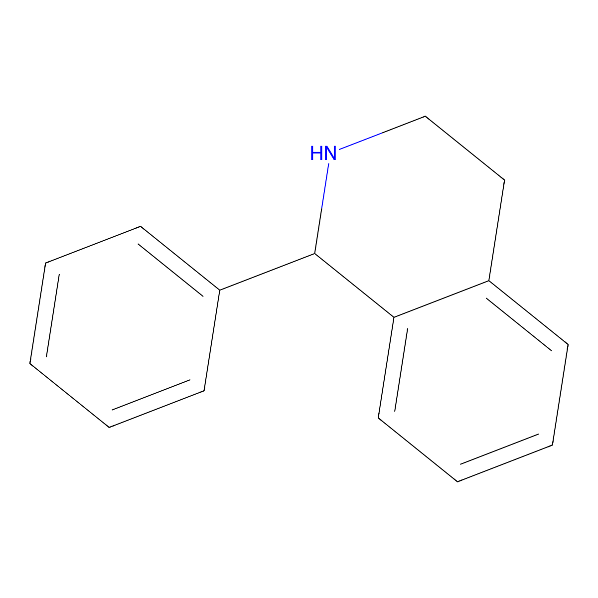 (1R)-1-phenyl-1,2,3,4-tetrahydroisoquinoline molecular structure, CAS 180272-45-1