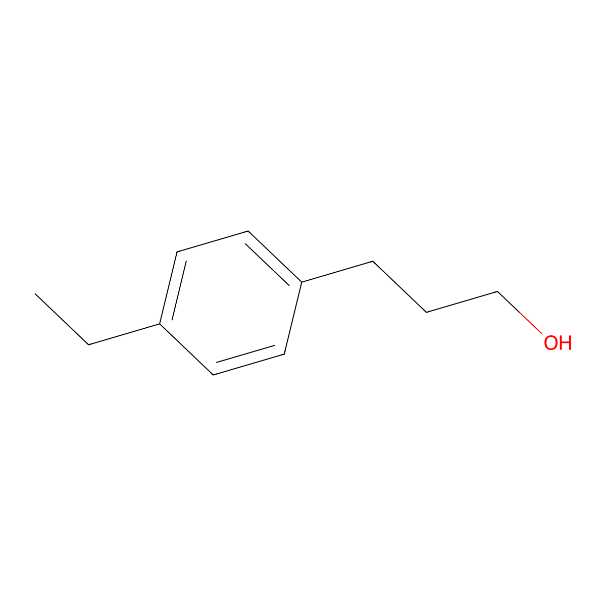 3-(4-Ethylphenyl)propan-1-ol molecular structure, CAS 180274-13-9