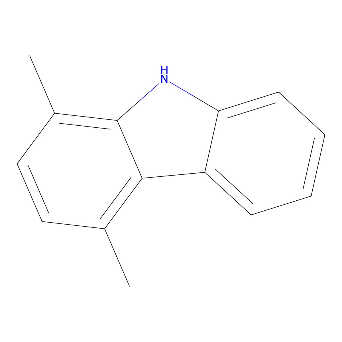 1,4-Dimethylcarbazole molecular structure, CAS 18028-55-2
