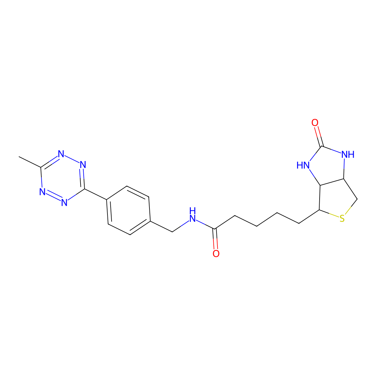 Biotin-MeTZ molecular structure, CAS 1802883-51-7