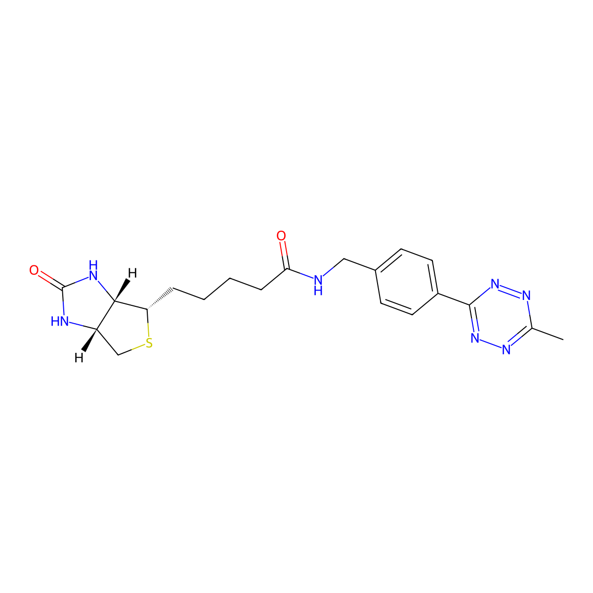 Biotin-MeTZ molecular structure, CAS 1802883-51-7