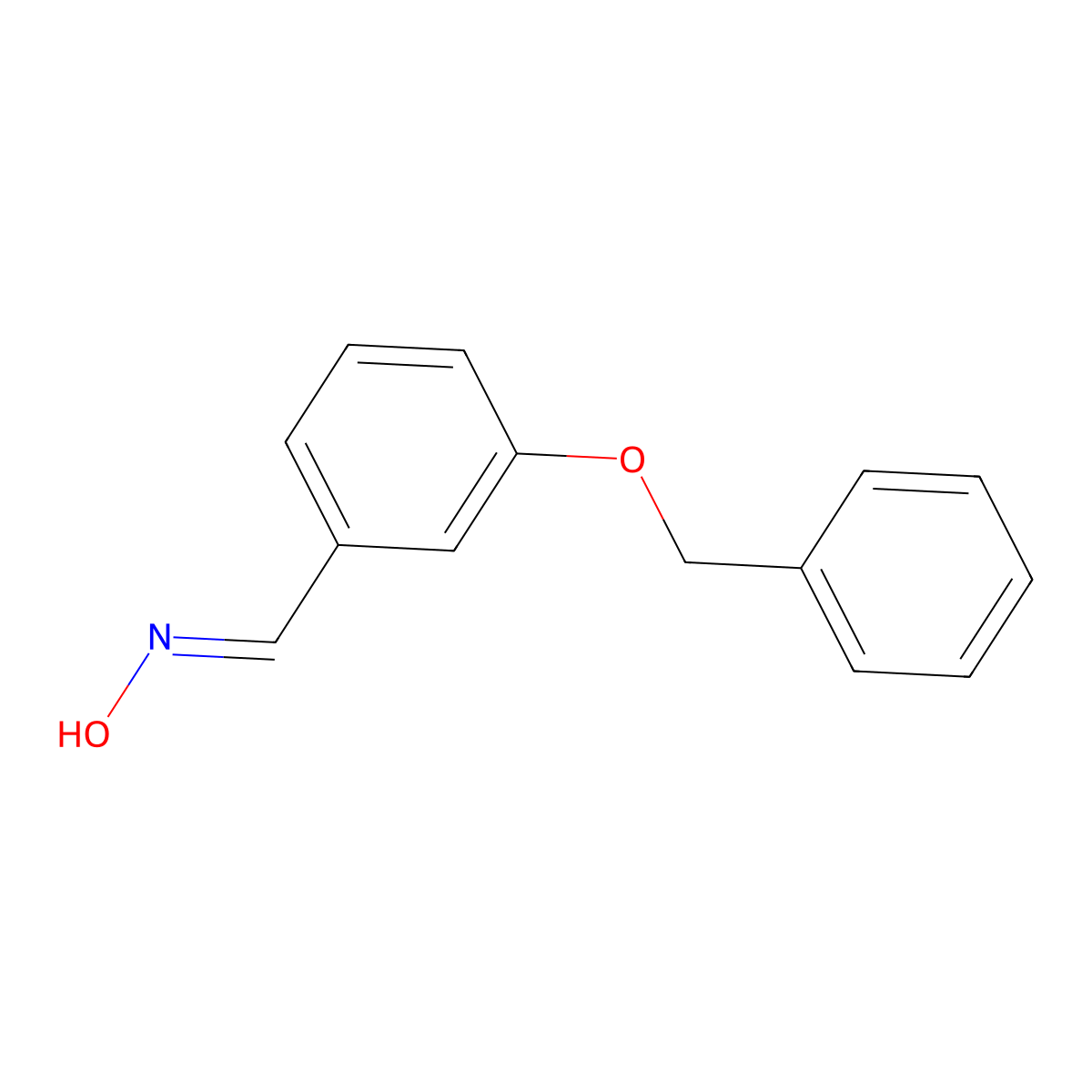 3-(Benzyloxy)benzaldehyde oxime molecular structure, CAS 1802893-24-8