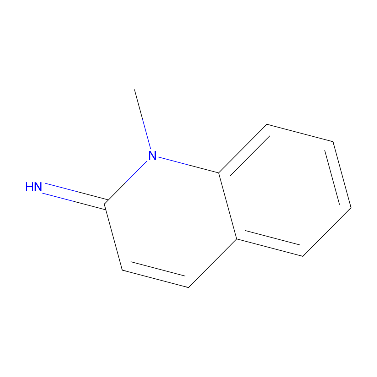 1-methylquinolin-2(1H)-imine molecular structure, CAS 18029-51-1