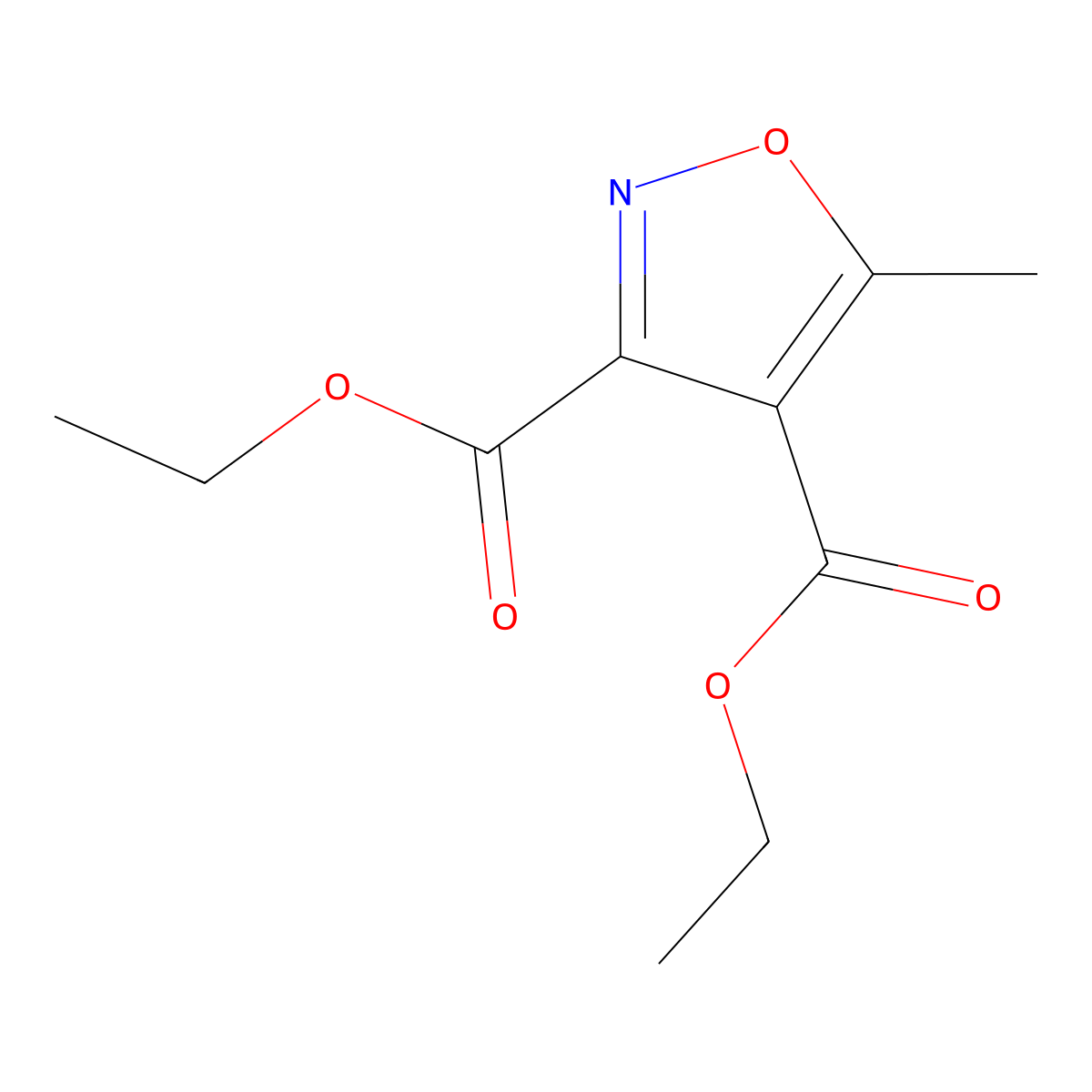 3,4-Diethyl 5-methyl-1,2-oxazole-3,4-dicarboxylate molecular structure, CAS 180295-74-3