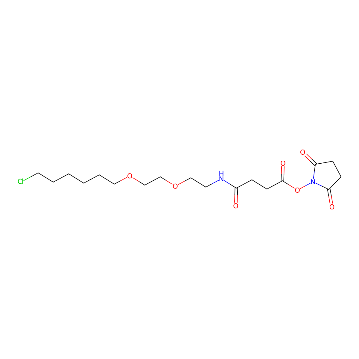 HaloTag Succinimidyl Ester O2 Ligand molecular structure, CAS 1803085-03-1