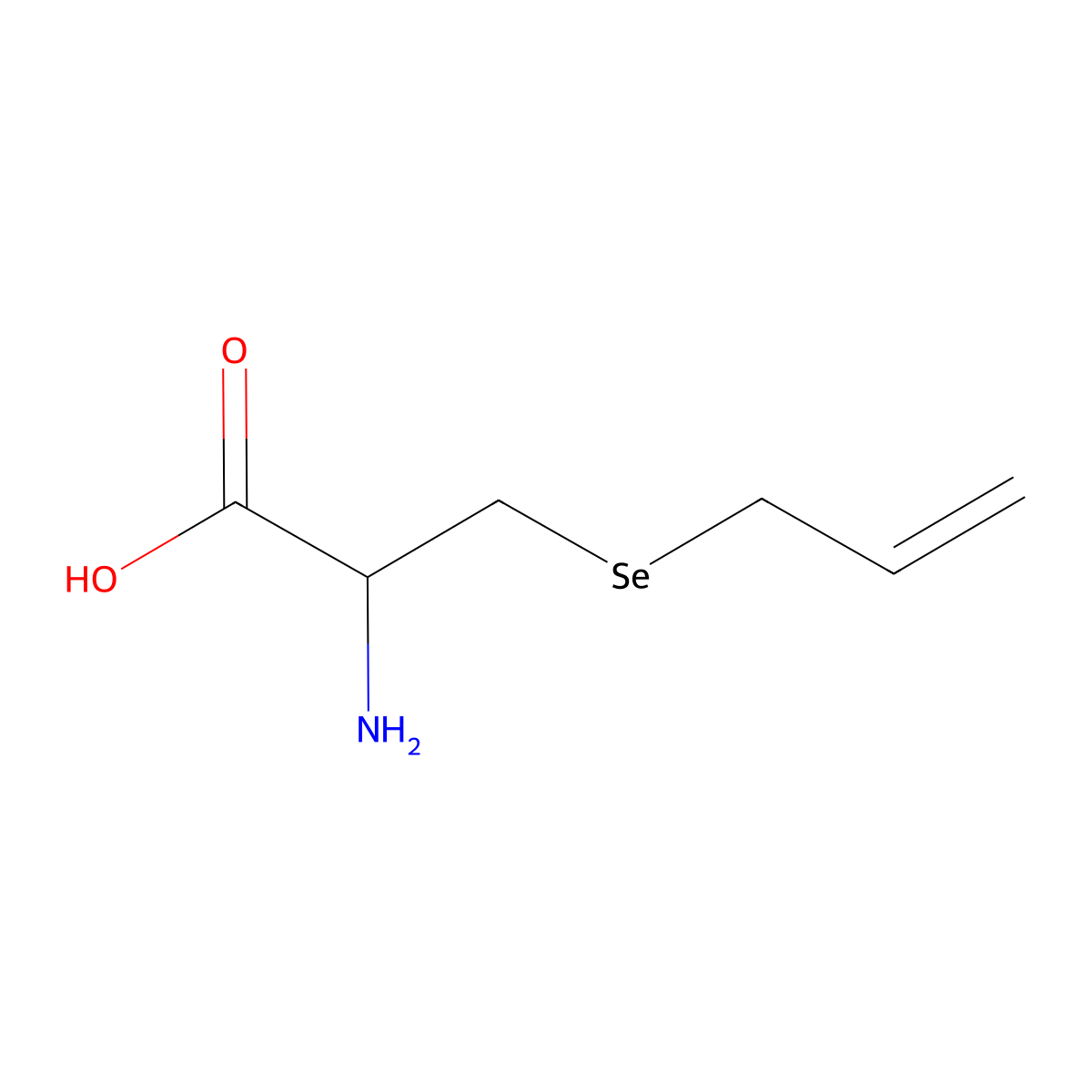 3-(2-Propen-1-ylseleno)-L-alanine molecular structure, CAS 180316-10-3