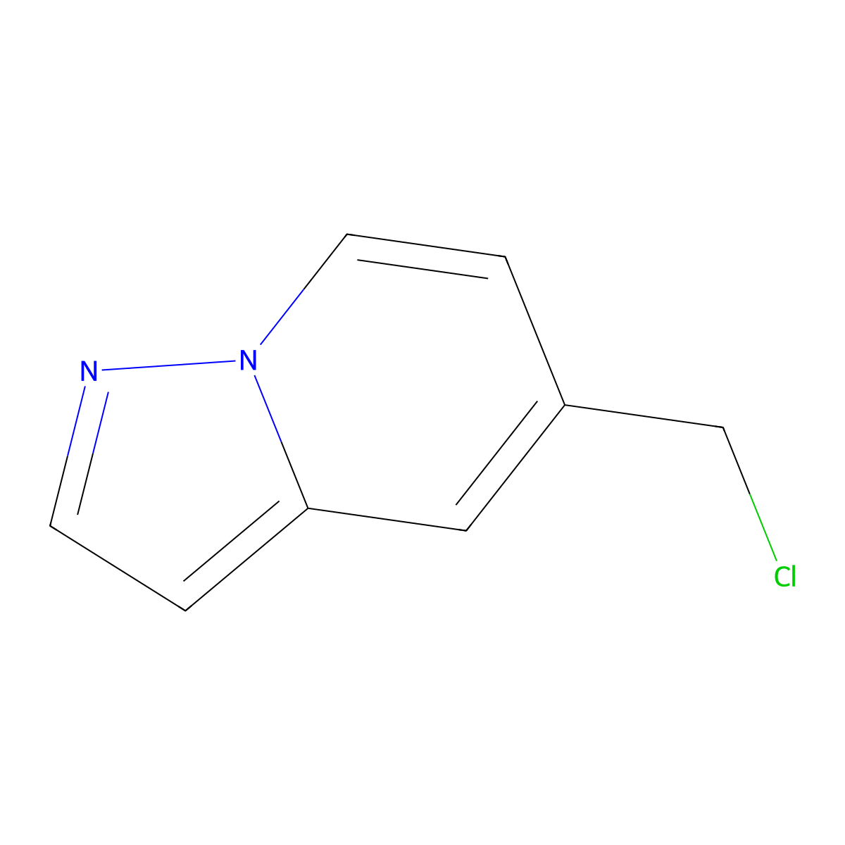 5-(Chloromethyl)pyrazolo[1,5-a]pyridine molecular structure, CAS 1803281-15-3