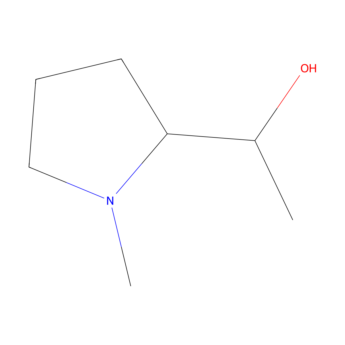 (1S)-1-[(2S)-1-Methylpyrrolidin-2-yl]ethanol molecular structure, CAS 1803485-14-4