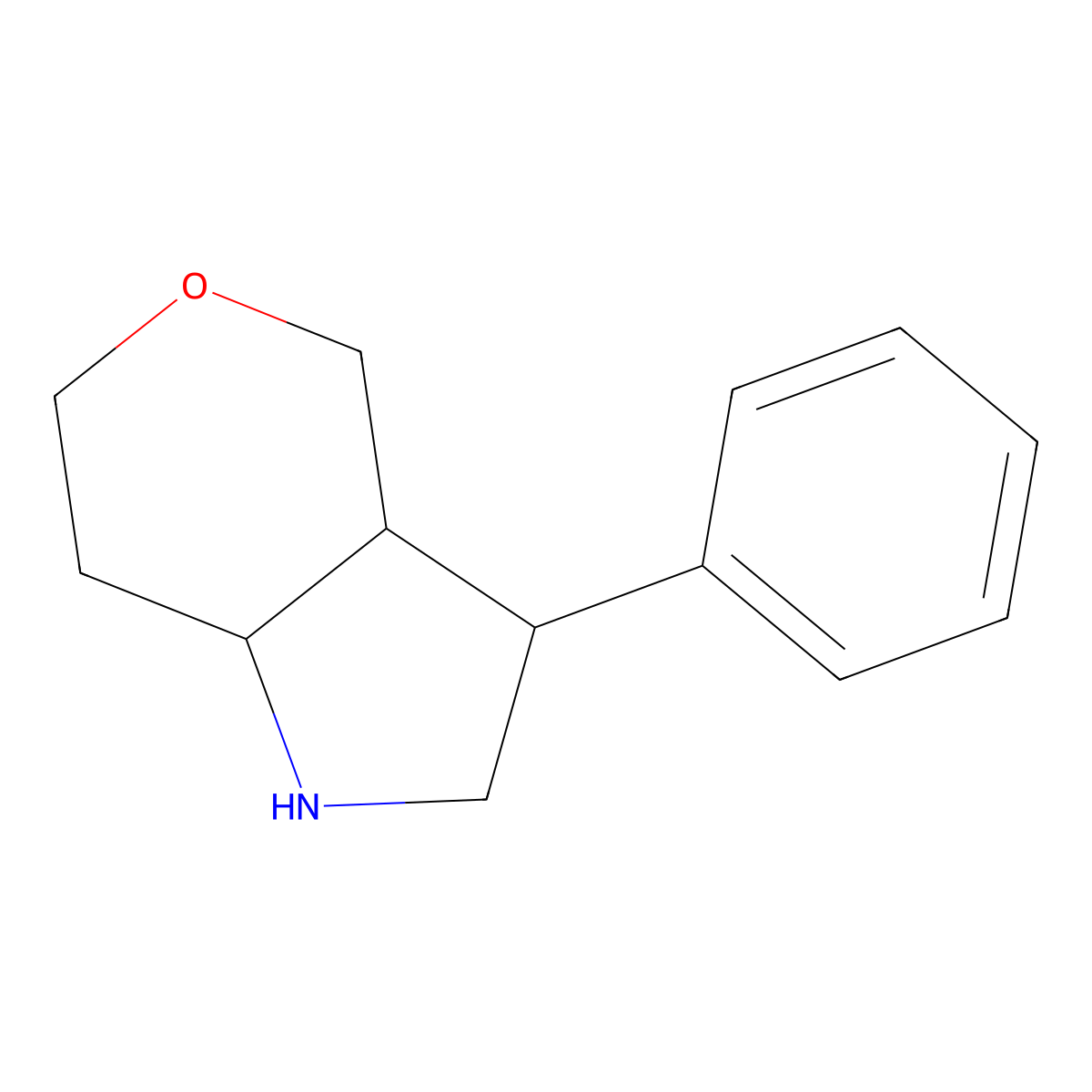 3-Phenyl-octahydropyrano[4,3-b]pyrrole molecular structure, CAS 1803561-53-6