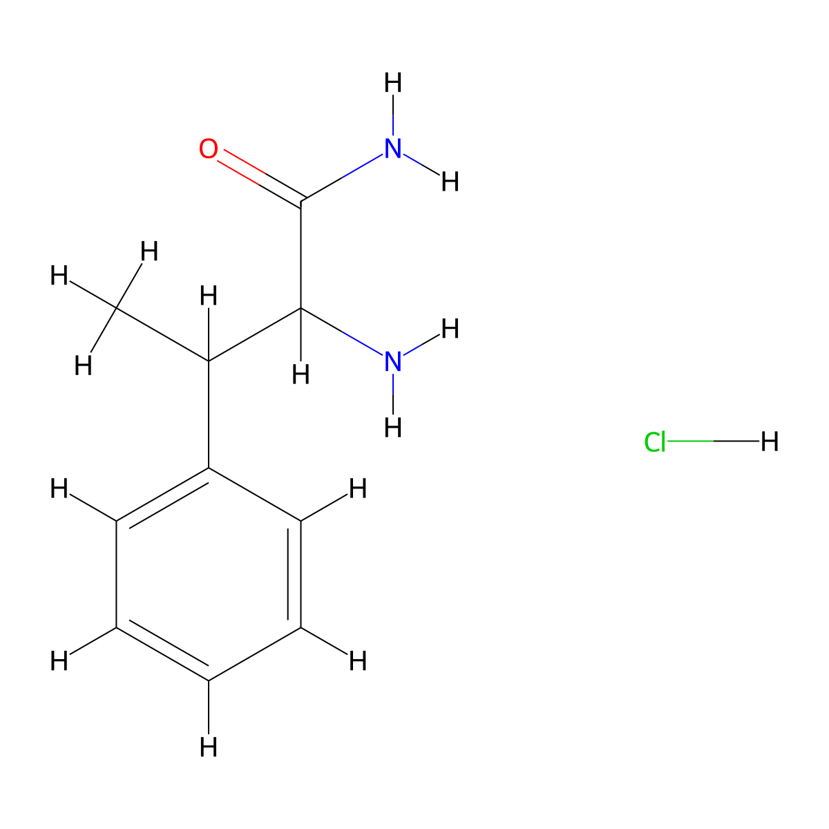 2-Amino-3-phenylbutanamide hydrochloride molecular structure, CAS 1803561-81-0