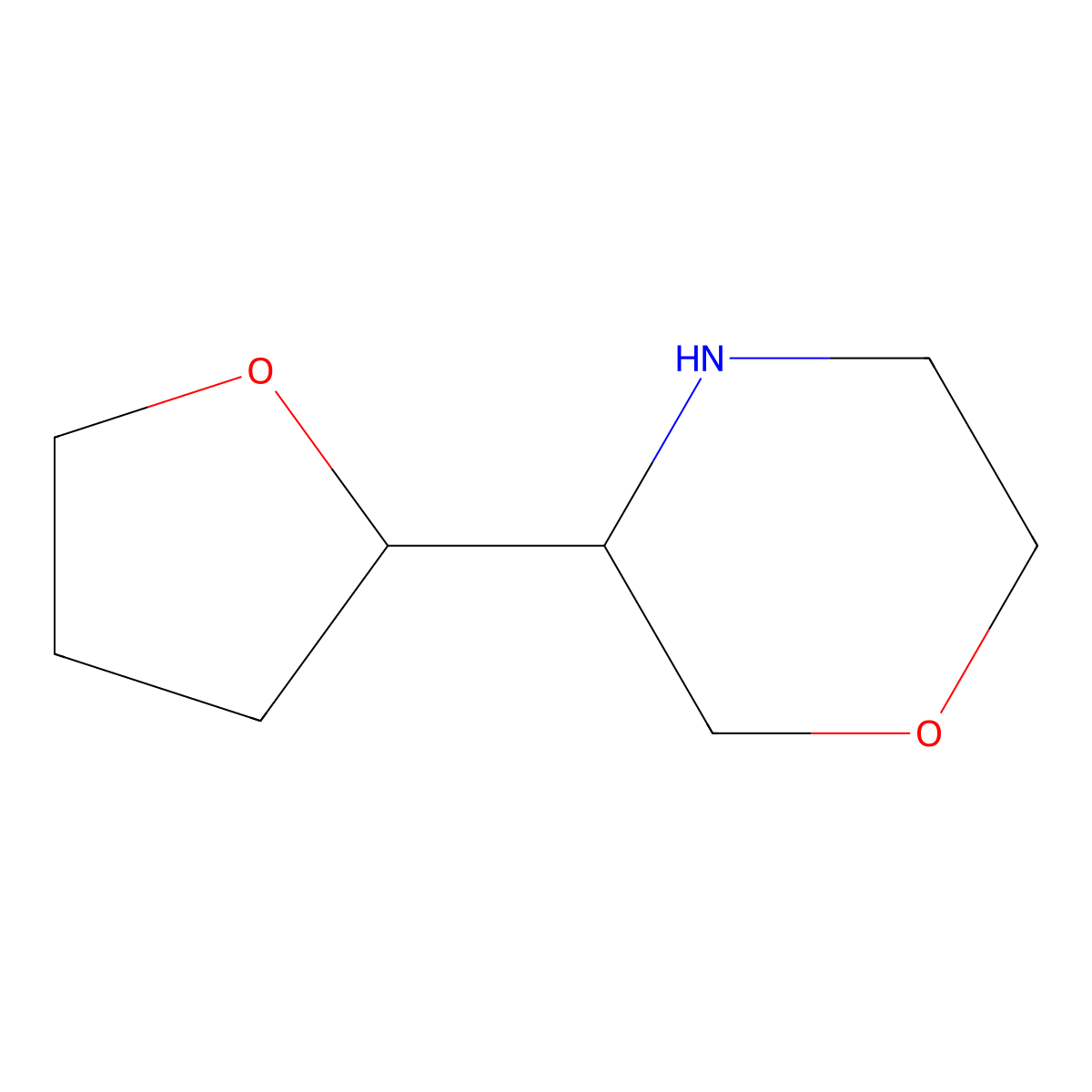 Morpholine, 3-(tetrahydro-2-furanyl)- molecular structure, CAS 1803561-92-3