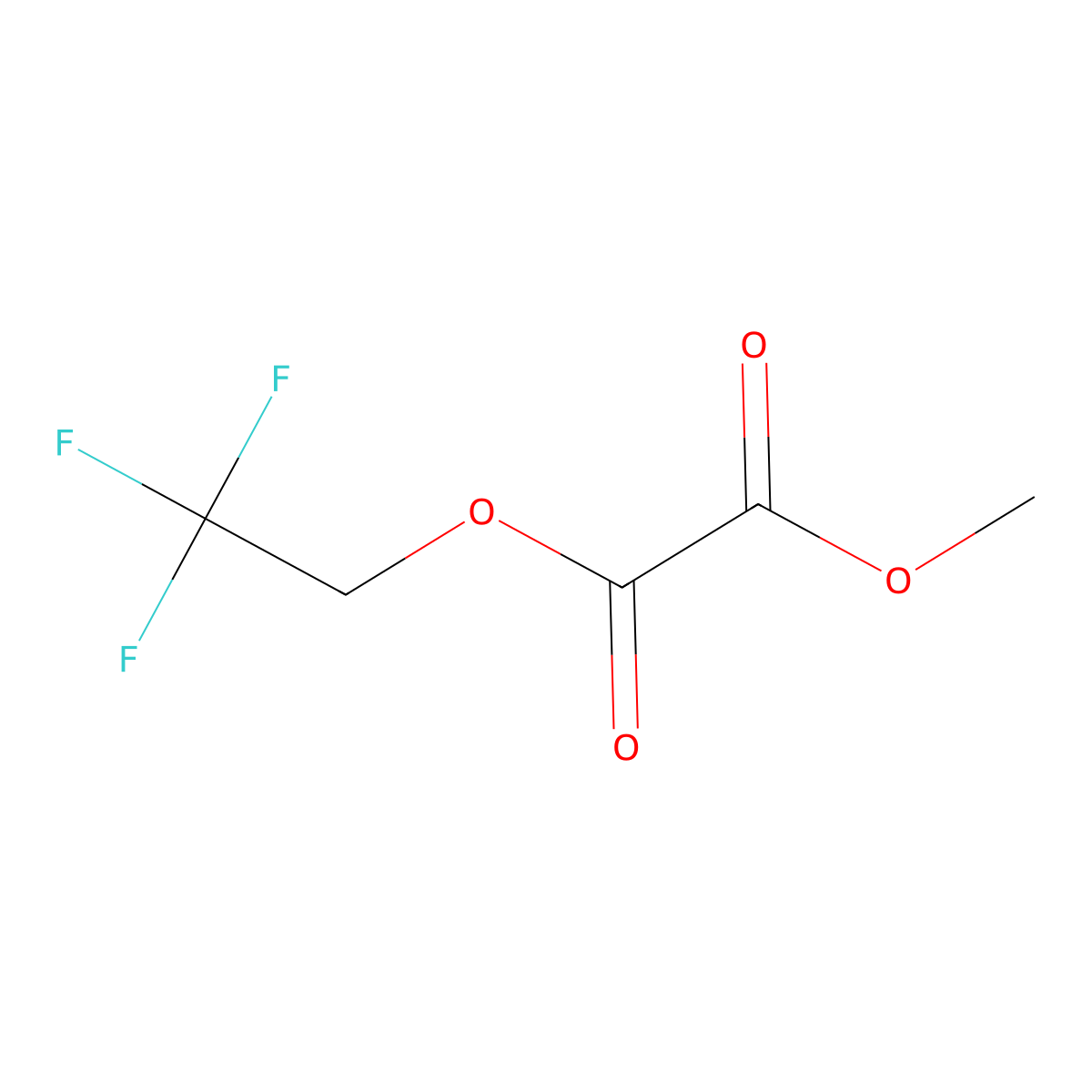 Methyl 2,2,2-trifluoroethyl oxalate molecular structure, CAS 1803562-29-9