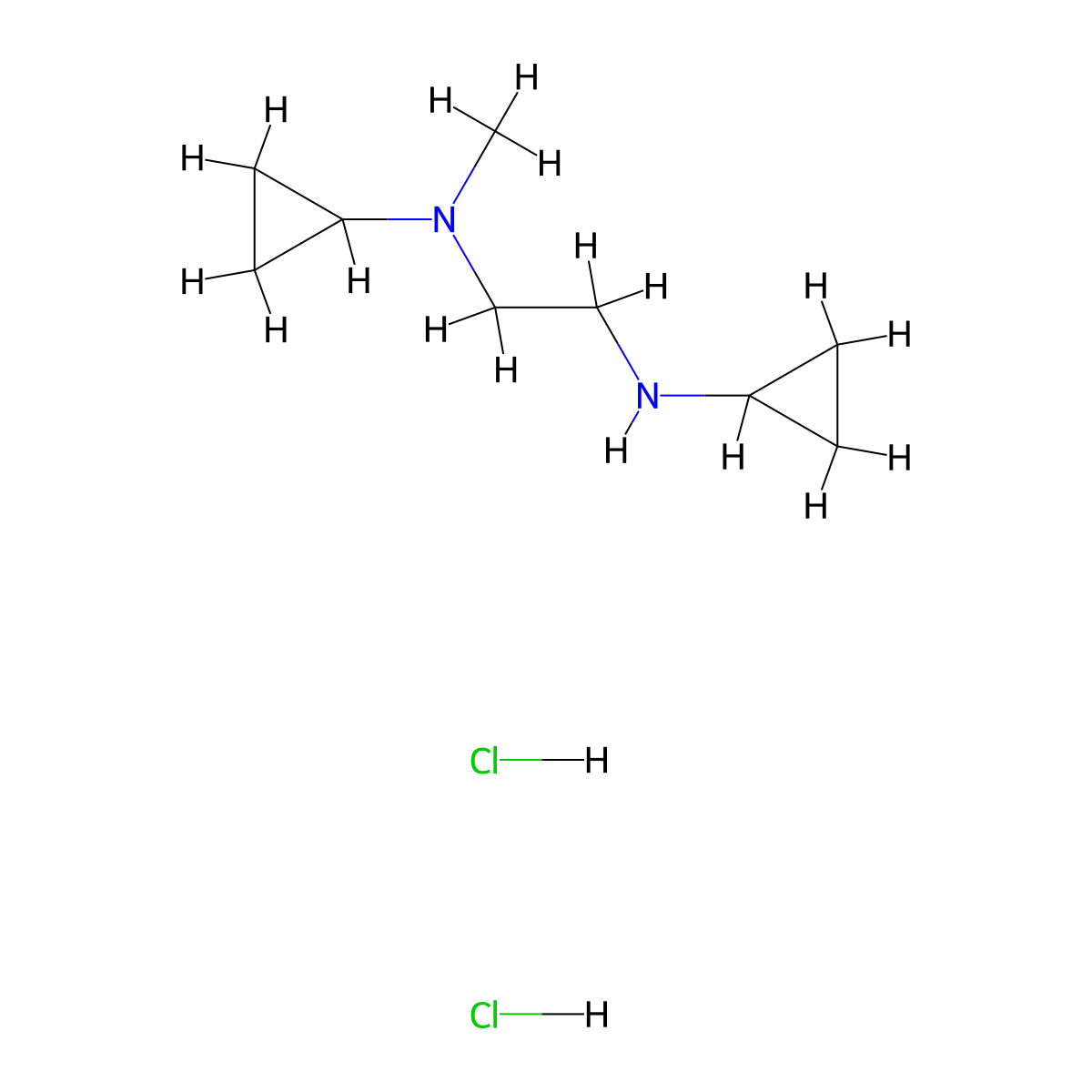 N-[2-(cyclopropylamino)ethyl]-N-methylcyclopropanamine dihydrochloride molecular structure, CAS 1803562-59-5