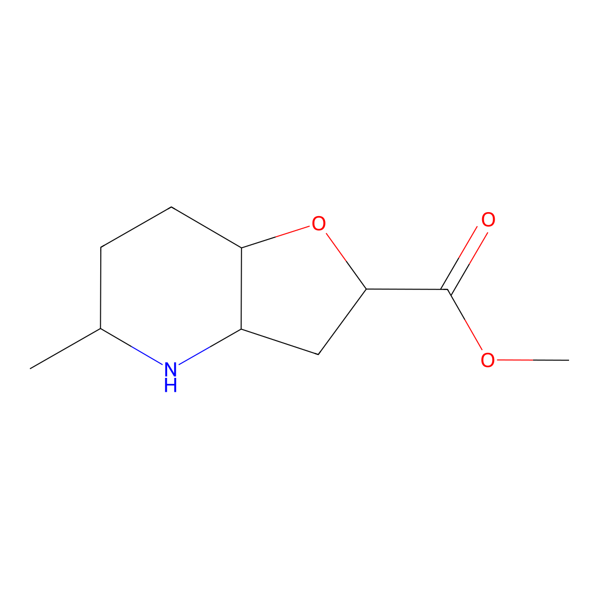 Methyl 5-methyl-octahydrofuro[3,2-b]pyridine-2-carboxylate molecular structure, CAS 1803566-45-1