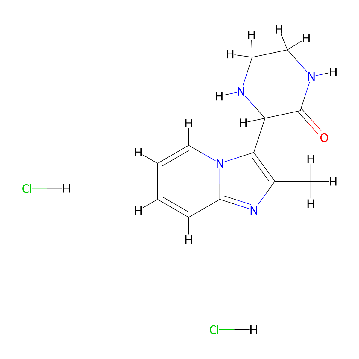 3-{2-Methylimidazo[1,2-a]pyridin-3-yl}piperazin-2-one dihydrochloride molecular structure, CAS 1803566-49-5