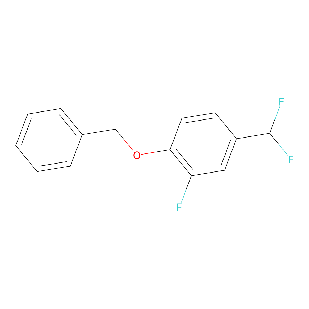 1-(Benzyloxy)-4-(difluoromethyl)-2-fluorobenzene molecular structure, CAS 1803566-84-8