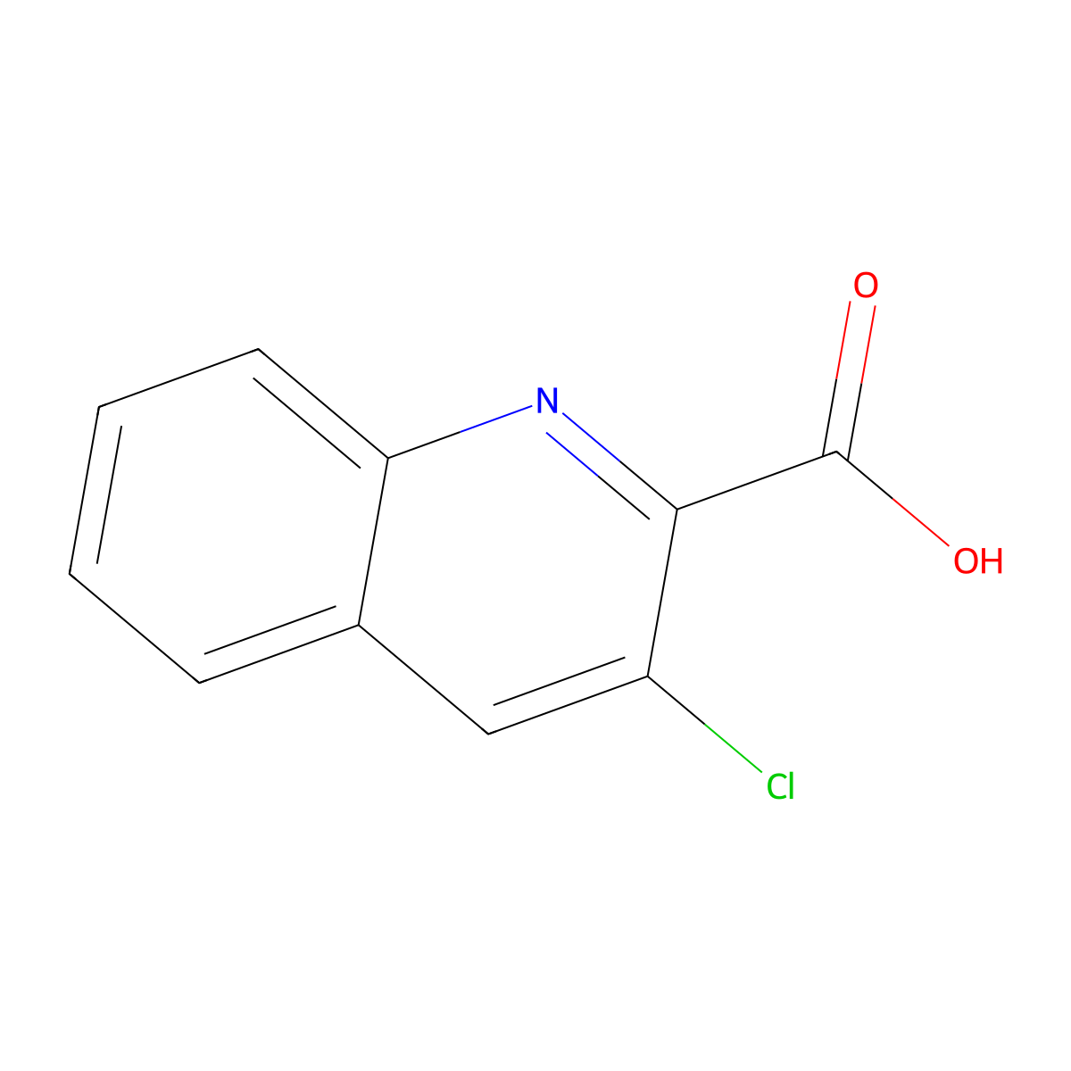 3-Chloroquinoline-2-carboxylic acid molecular structure, CAS 1803567-61-4