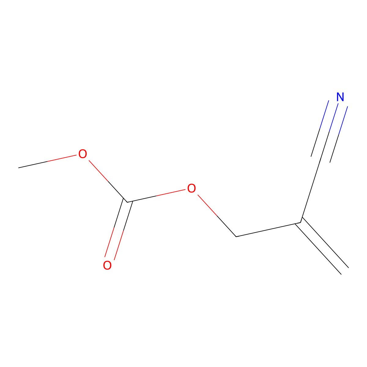 2-{[(Methoxycarbonyl)oxy]methyl}prop-2-enenitrile molecular structure, CAS 1803570-03-7