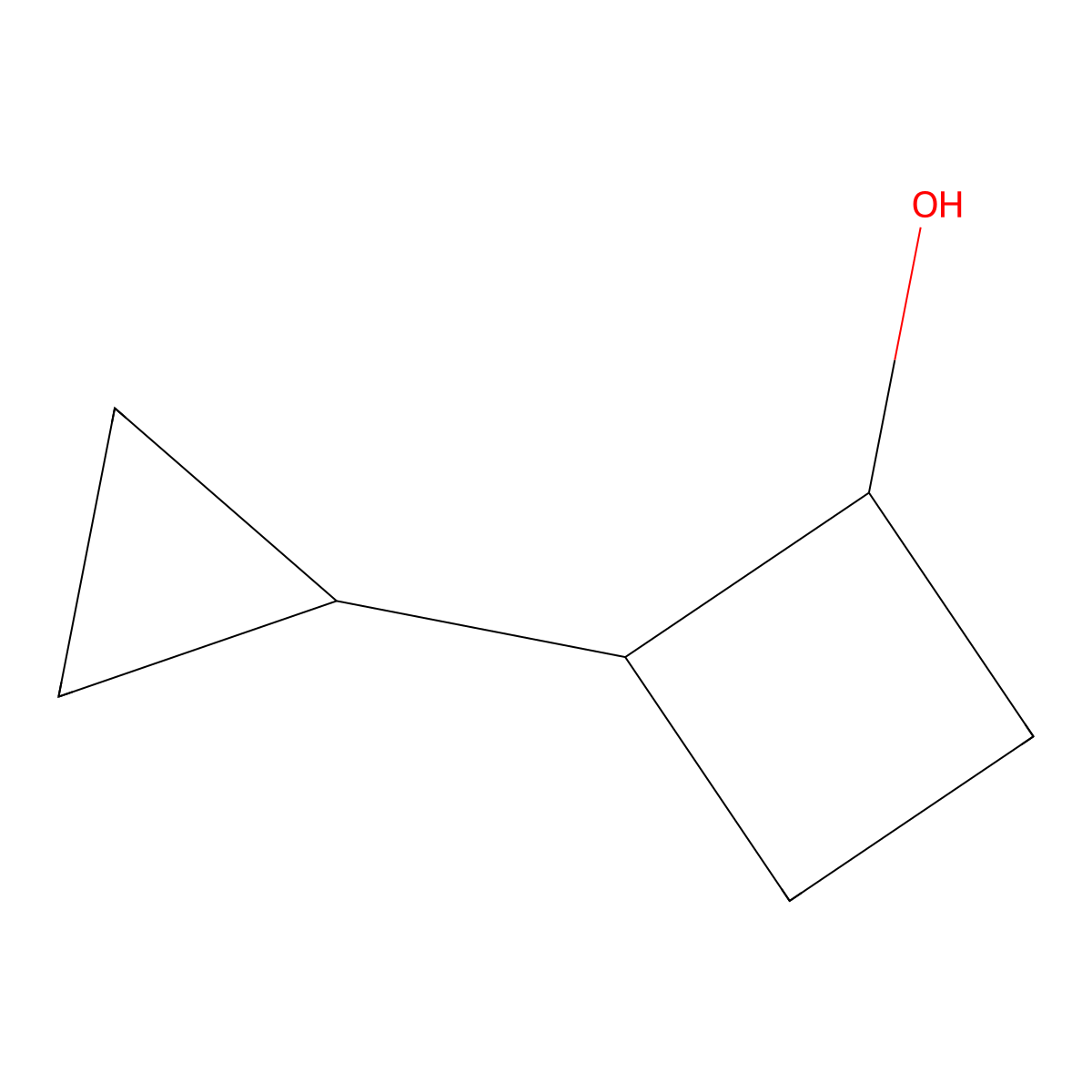 2-Cyclopropylcyclobutanol molecular structure, CAS 1803581-28-3