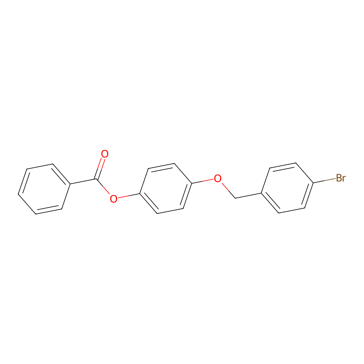 4-[(4-Bromophenyl)methoxy]phenyl benzoate molecular structure, CAS 1803582-87-7