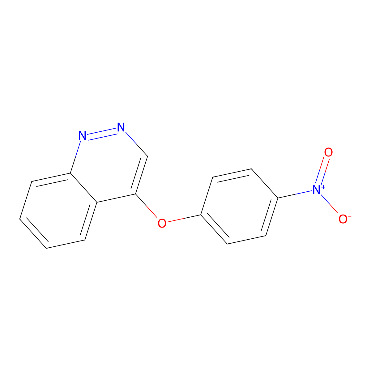 4-(4-Nitrophenoxy)cinnoline molecular structure, CAS 1803583-47-2