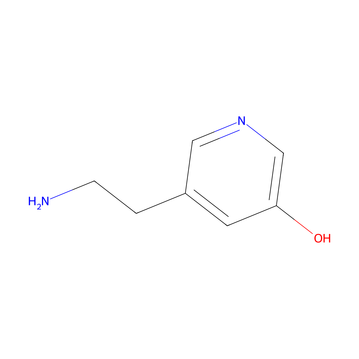 5-(2-Aminoethyl)pyridin-3-ol molecular structure, CAS 1803585-03-6
