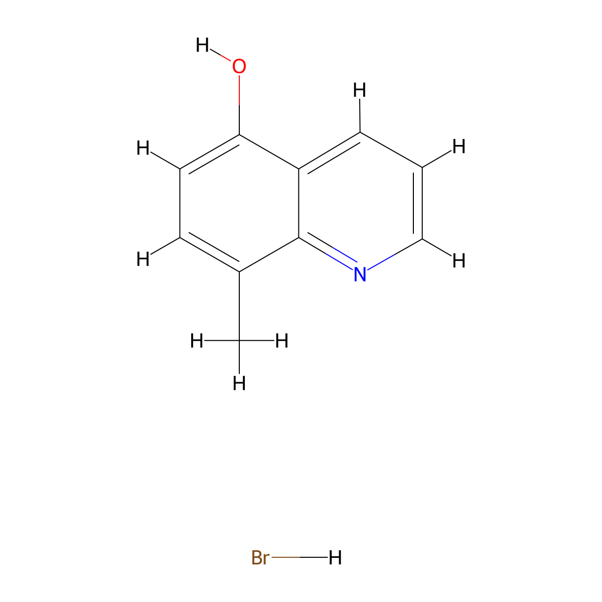 8-Methylquinolin-5-ol hydrobromide molecular structure, CAS 1803585-87-6