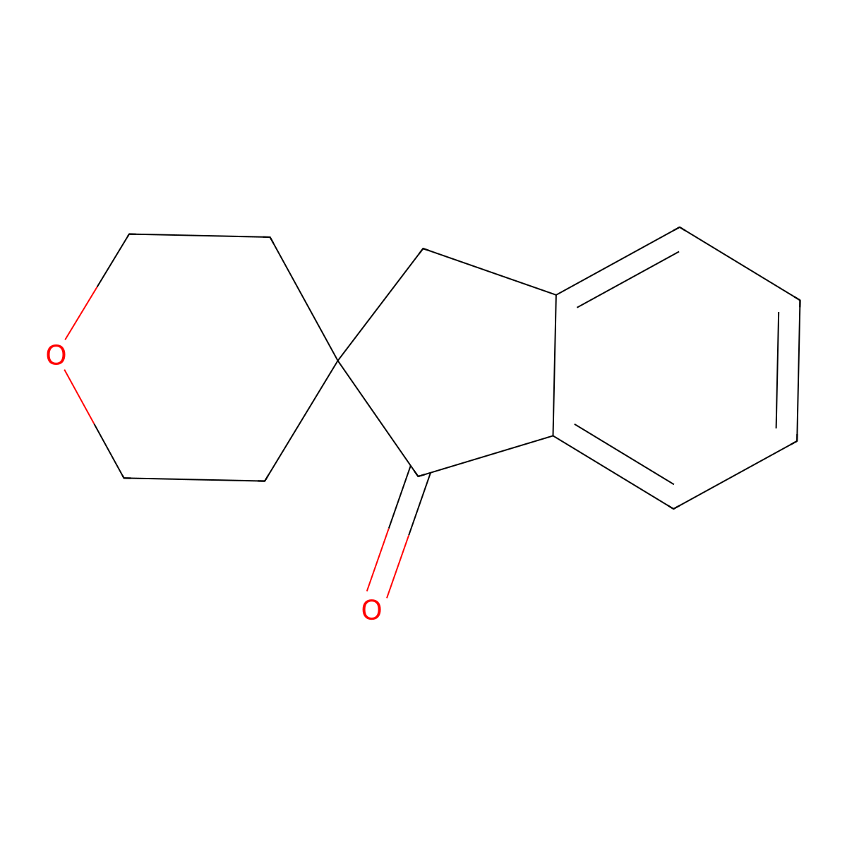 1,3-Dihydrospiro[indene-2,4'-oxane]-3-one molecular structure, CAS 1803586-28-8