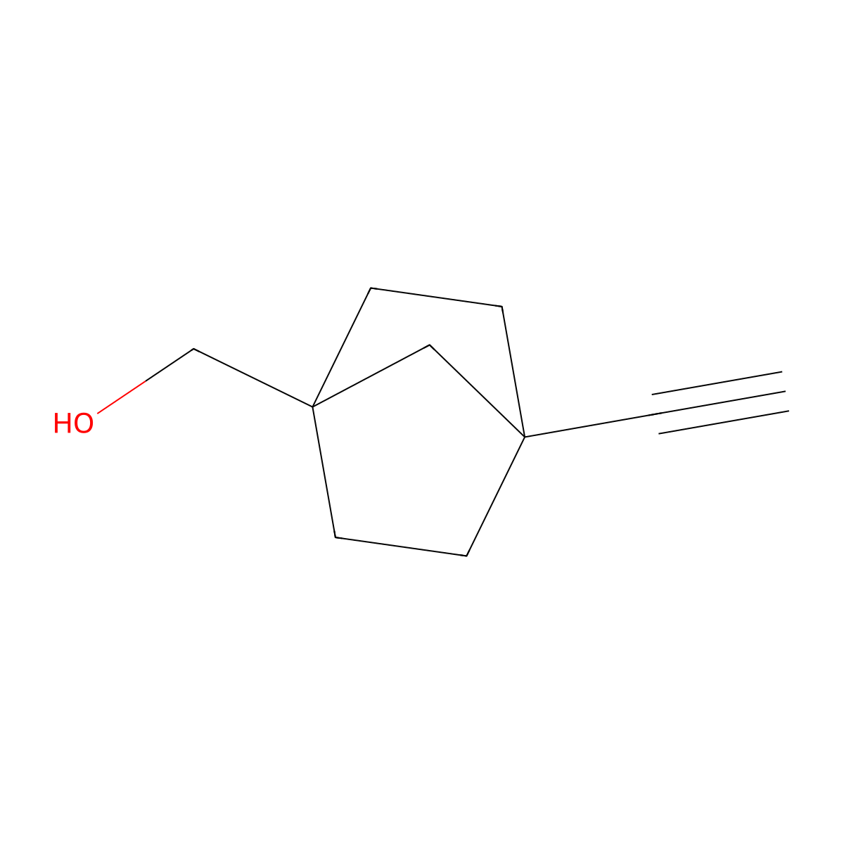 {4-Ethynylbicyclo[2.2.1]heptan-1-yl}methanol molecular structure, CAS 1803586-40-4
