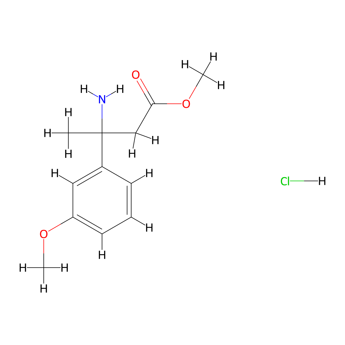 Methyl 3-amino-3-(3-methoxyphenyl)butanoate hydrochloride molecular structure, CAS 1803587-49-6