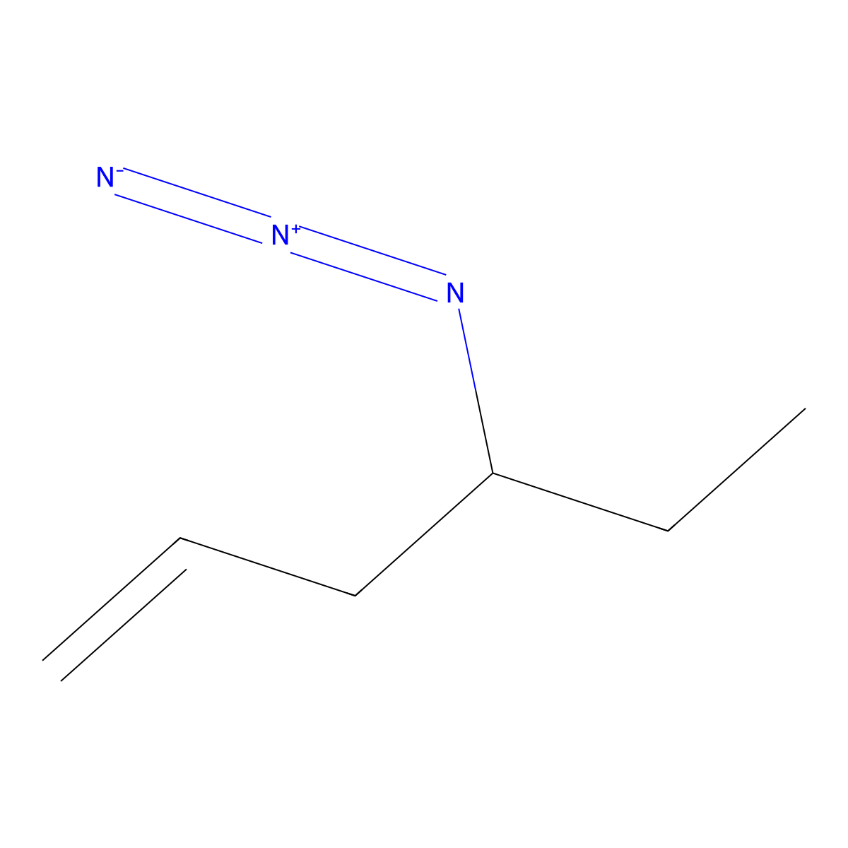 4-Azidohex-1-ene molecular structure, CAS 1803588-94-4