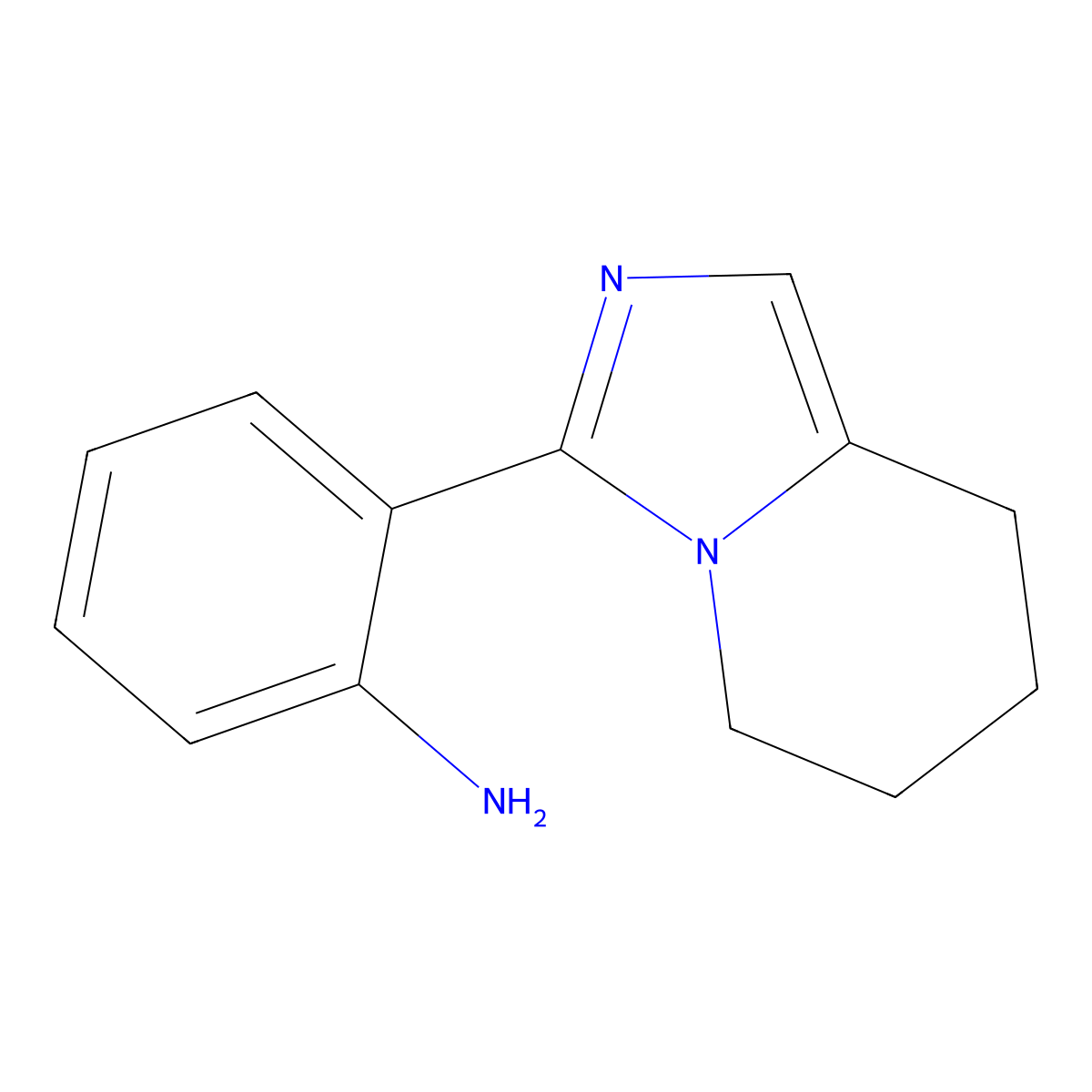 2-{5H,6H,7H,8H-imidazo[1,5-a]pyridin-3-yl}aniline molecular structure, CAS 1803589-85-6